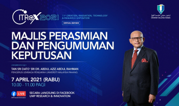 JEMPUTAN MAJLIS PERASMIAN & PENGUMUMAN KEPUTUSAN CITREX 2021 